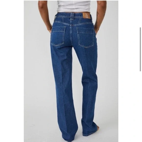 We The Free Ava High Rise Boot Cut Denim Jeans SZ 26 Western Casual Chic - Picture 3 of 14